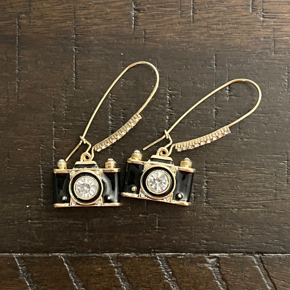 Camera Earrings